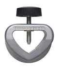 Short Tool Jig For Sharpening Short Wood Chisels Carving Gouges And Power Carver Bits That Keeps Your Tools Square To The Grindstone With 90 Degree Alignment And Dual Flange Support For Straight Shanks Pro Grade Quality, metal clamp with knob