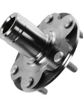 Metal front hub from Front Wheel Bearing And Hub Kit For 1996-2002 4Runner, 2001-2007 Sequoia, 1995-2004 Tacoma, 2000-2006 Tundra