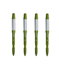 Leave In Soil Moisture Meter Pen Set Of Four For Home Garden Green Small Probes Continuous Plant Water Monitoring For Two Inch Two And A Half Inch And Three Inch Pots Easy To Read Digital Readout, four green probes