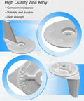 Mercury Outboard Trim Tab Anode showing zinc alloy build for Mariner and Force 25HP to 50HP 2 Stroke and 4 Stroke models