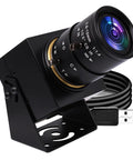 Pro Grade USB Camera 1080P Full HD 2MP Industrial Machine Vision With 2.8-12mm Varifocal CS Mount Lens Manual Focus