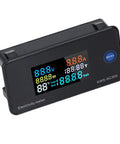 Open Transformer AC Multimeter Digital Energy Meter KWSAC300-100A with 360 Degree Color LCD, measures voltage and current