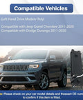 Built Tough No Slam Glove Box Door Damper Struts For Jeep Grand Cherokee And Dodge Durango 2011 To 2020 next to compatible vehicle details.