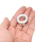 4 Pack Aluminum Set Screw Collars With Five Eighths Inch Bore, Shaft Collar Clamp Stop Ring One And One Eighth Inch OD And One Half Inch Thickness