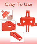 4 Piece Bicycle Brake Spacer Set For Disc Brakes And Hydraulic Systems, lightweight plastic spacers for MTB and road bikes
