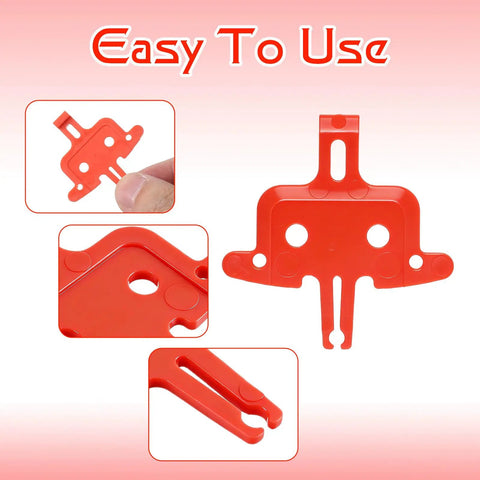 4 Piece Bicycle Brake Spacer Set For Disc Brakes And Hydraulic Systems, lightweight plastic spacers for MTB and road bikes