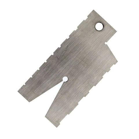 29 Degree Thread Gauge And Angle Template for Precision Machining, stainless steel, with hardened edges and laser engraving.