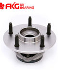 Front Wheel Bearing Hub Assembly For 2000 2001 Dodge Ram 1500 4WD Front Left Or Right 5 Lug No ABS Replacement Set Of 2 Durable OE Quality Precision Balanced Direct Fit Rust Resistant, visible with FKG branding and five lug bolts.
