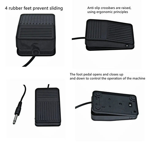 Foot Pedal Switch Power Supply With Five Foot Clip Cord And Standard One Quarter Inch Plug For Power Equipment And Machine Kits