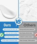 Comparison image showing White Acrylic Touch Up Paint Pen Brings Slick High Gloss Shine For Knocking Out Scratches On Cabinets Wood Walls Doors Metal Appliances And Furniture Smooth As Butter versus others.