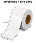 4 Inch By 50 Foot RV Sealant Tape White Waterproof Roof Seal Tape With UV And Weatherproof Sealant Roll