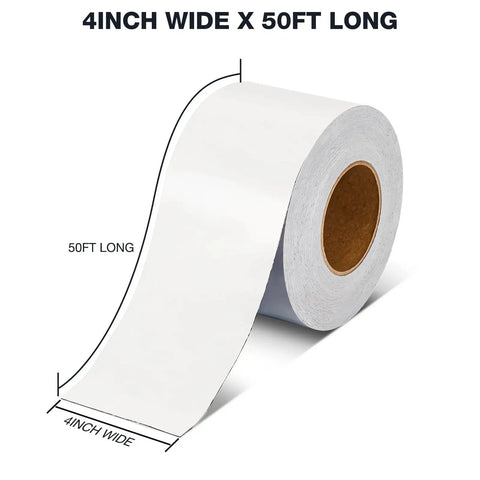 4 Inch By 50 Foot RV Sealant Tape White Waterproof Roof Seal Tape With UV And Weatherproof Sealant Roll