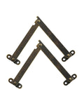2 Pack Lid Lift Hinge With Damper For Jewelry Boxes And Cases Easy Install Vintage Style Flap Stay Support Prevents Slamming Sturdy Metal Hinge 186x31mm