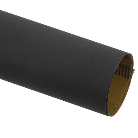 Top Notch 10 Sheets Carborundum Sandpaper Fine Grit rolled black sandpaper for versatile polishing on various surfaces.
