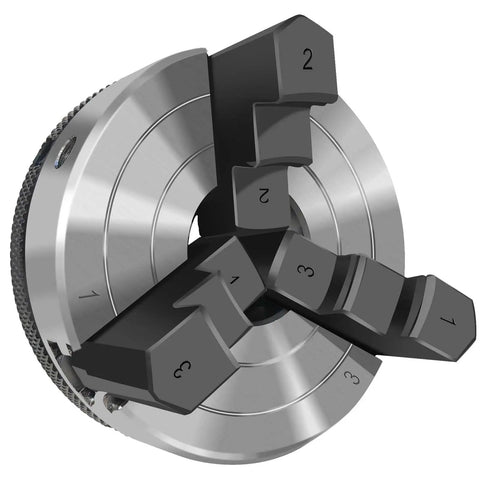 Three Inch Wood Lathe Chuck Set With Self Centering Three Jaws For Precise Turning Pro Grade Grip 1 By 8 TPI Thread