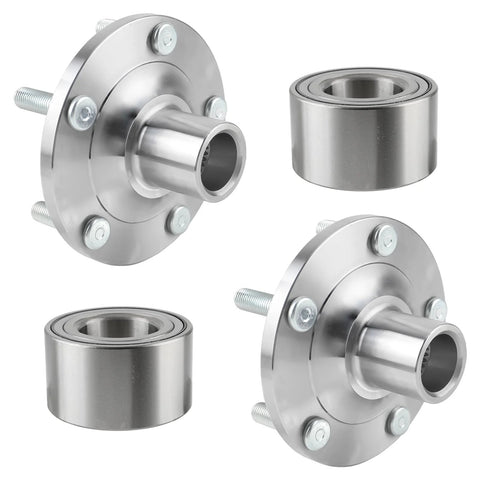 Front Wheel Hub And Bearing Assembly Pair For Mazda 3 2005 2013 And Mazda 5 2006 2010 5 Lug Front Left Or Right Fits Replaces LS-WHB003
