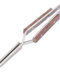 Top Tier Fabater Third Hand Stand With Tweezer Lock features straight tips made of metal with rubber grips for precision work.