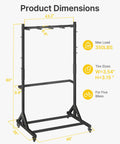 Freestanding Bike Storage Rack for Five Bikes With Built Tough Heavy Duty 350 Lbs Vertical Stand Product Dimensions
