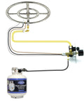 Fire Pit Burner Valve System Kit With Flame Failure Safety Valve And Push Button Igniter For LPG Propane Gas Control setup
