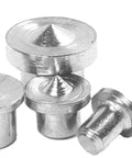 Center Dowel Pin Set For Woodworking, 16 Pcs 6mm 8mm 10mm 12mm, carbon steel alignment pins, close-up view, silver color