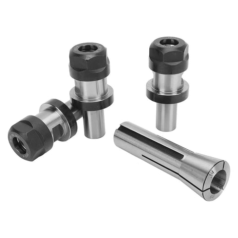 Heavy Duty Collet Chuck Set With 3/4 In Spring Collet And Sturdy Alloy Steel Build for precision milling and engraving.
