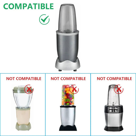 Compatible and incompatible blender models with focus on Motor Base Gear Replacement For NutriBullet 600W And Pro 900W High Speed Blender.