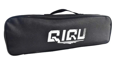 Black carrying case for Off Road Winch Rope Extension For ATV UTV Three Eighth Inch Synthetic Cable Eighty Four Feet Orange