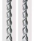 Front view of two Makita 3/4-inch SDS-Plus steel drill bits in red packaging for concrete/masonry