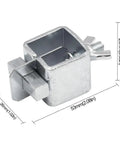 Durable 8-Piece Steel Welding Clamps To Align Car Truck Door Skin Panels With Rustproof Locks For Cracks And Bodywork Fixes That Rock close-up of a steel clamp measuring 53mm x 26mm x 25mm.