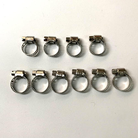 Hose clamps from 7.3L Powerstroke Fuel Lift Kit With Filter, Pump, Hose Lines And Washers For 1994-1997 F250 F350 Super Duty Rigs