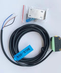NPN Photoelectric Sensor For Diffuse Reflective Detection, 2MM Spot Size, LED Display, cable and mounting accessories