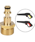 Ditch The Leak With These Solid Brass Quick Connect Hose Fittings For Your High Pressure Washer And Garden Tools. 3/8 in brass connector