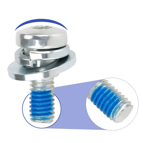 Close-up of Heavy Duty Rear Wheel Bolts for Electric Scooters 1 Pair Stainless Steel Screws for M365 Replacement