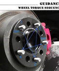 Wheel torque sequence diagram for 4 Piece M12x1.5 Beefy Chrome Wheel Lug Nut And Stud Set For Toyota Cars Like Corolla Camry Celica 4Runner