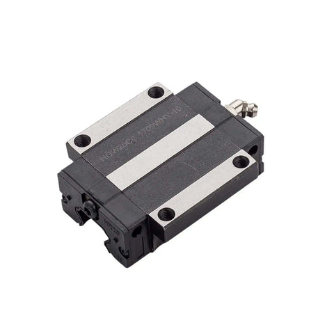 Rock Solid Dual Carriage HGH25CA Linear Guide Rail Kit Pre Drilled HGR25 Rails 1850mm To 2050mm For Smooth Silent CNC Motion Control, single HGH25CA block