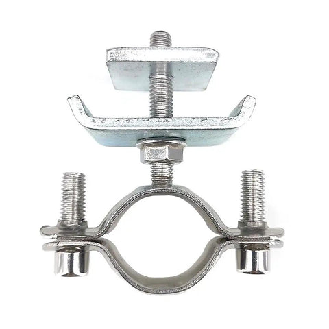 Eight Pack Contractor Grade Strut Clamps For Rigid Conduit And Emt Pipe Featuring 360 Degree Rotation Galvanized Steel Hold Downs Compatible With Metal Channels And Pex Lines For Zero Hassle Install