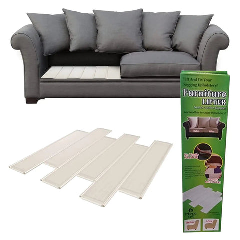 Furniture Lifter Seat Cushion Support Interlocking Panels Fix Sagging Upholstery On Chairs, Ottomans, Sofas And More, Tool Free