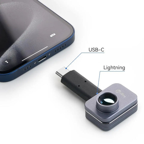 Lightning To USB C Adapter For iPhone 15 Series Pro Max Plus Fast And Easy USB C To Lightning Connection Specifically For InfiRay P2 Pro XH09