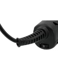 Professional Brushless Angle Grinder With 1300W Cordless Battery And 125mm Grind Size close-up of speed control switch and cord.