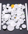 75 Type Plastic Crown Gear Set For DIY Projects And Science Experiments, perfect for gearheads, includes assorted gears and components