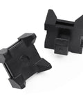 25 Pack Plastic Zip Tie Mounting Block Set For 40 Series Aluminum TSlot Extrusions Cable Management Clips Wire Base Fixtures No Fuss Fasteners For DIY 3D Printers CNC Rigs And Tech Projects, black plastic blocks