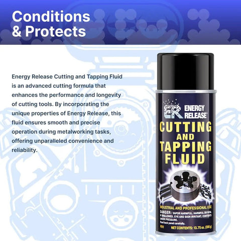Pro Grade Precision Spray Cutting And Tapping Fluid For Metalworking Reduces Friction And Heat Delivers Targeted Lubrication In Hard To Reach Zones Prolongs Tool Life And Performance 13.75 Oz