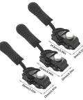 Zipper Repair Kit 3 Piece Universal Puller Tool Set For Jackets Boots Luggage And Backpacks Quick Zip Slider Replacement
