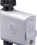 Gray smart hose watering timer with auto scheduling for gardens delivers precise timed watering, no fuss, effortless irrigation.