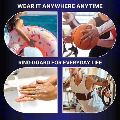 Ring Size Adjuster Kit For Loose Rings With Wide Bands 3 To 8mm Fits Thick Bands Includes 6 Spiral Guards And 6 Pad Guards