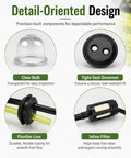 Heavy Duty Fuel Line Repair Kit With Built In Filter For Honda FG110K1AT Lawn Mower Complete Set With Grommets Bulbs And Clean Flow Filters To Fix Leaks And Boost Performance clear bulb, grommet, line, filter