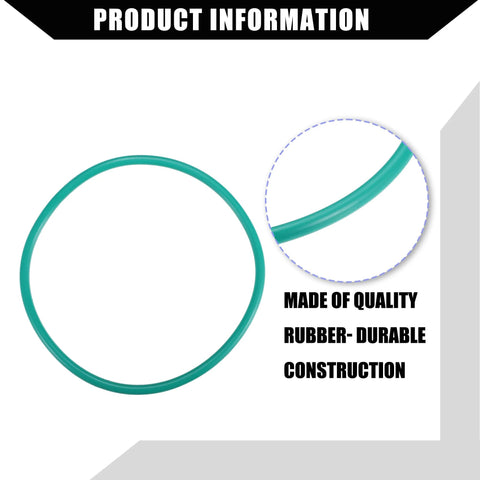 Beefed Up Fuel Pump Tank Seal O Ring Fluororubber For Jeep Cherokee 2014 2021 1 Piece Green shown with detailed material view