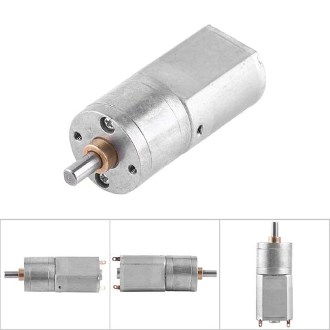 12V DC Electric Gear Motor With Worm Gear, High Torque Reversible Speed Reduction, Micro Mini Design, Beast Magnetic Turbo Box