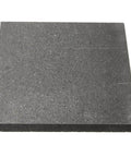 Heavy Duty Square Block Electrode Plate 100x100x10mm for Electrical Projects, showing front view of black conductive plate.