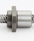 Heavy Duty C7 Precision Ball Screw Sfe4040 featuring smooth metal surface and detailed threading for CNC routers and 3D printers.